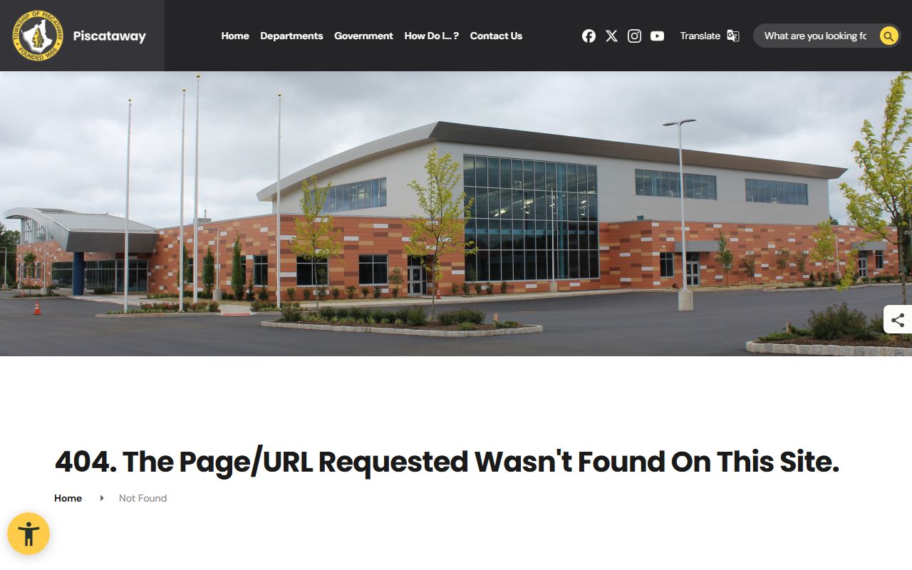 Piscataway Township Police Department facility and inmate population records